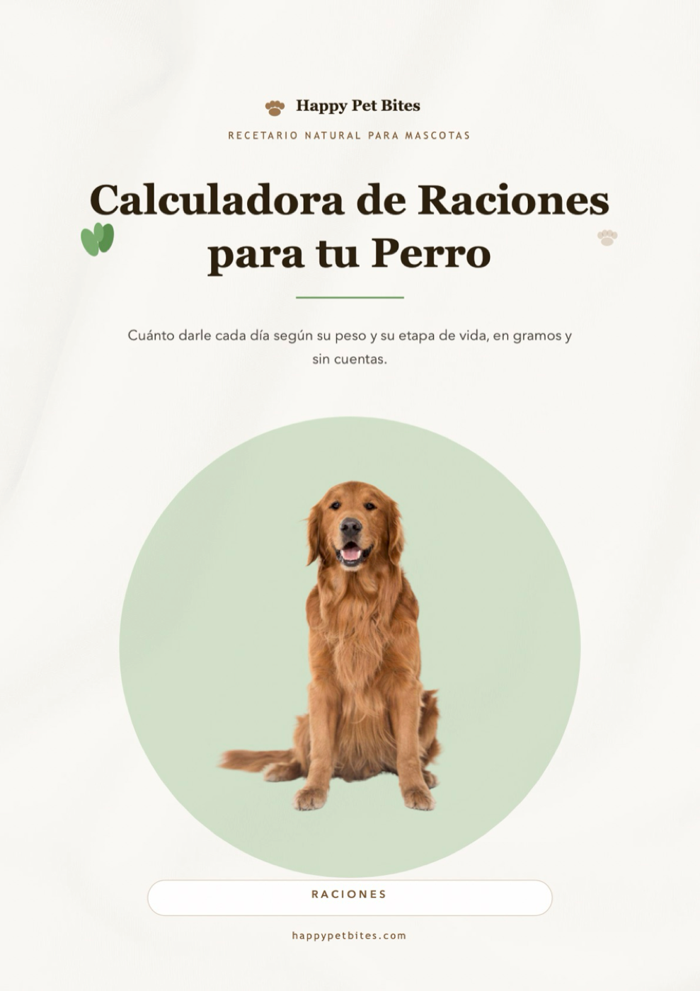 Recetario Completo Happy Pet Bites